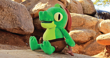 Introducing a Lil Gator plush! But not just any lil gator plush