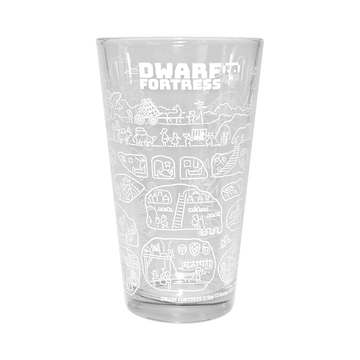 Fortress Cross-Section Pint Glass
