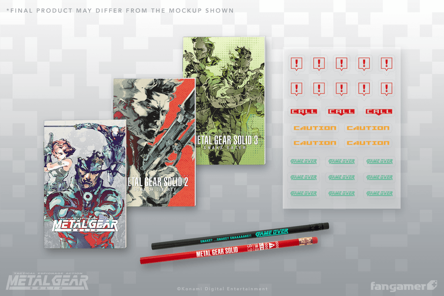 Metal Gear Solid Stationery Set