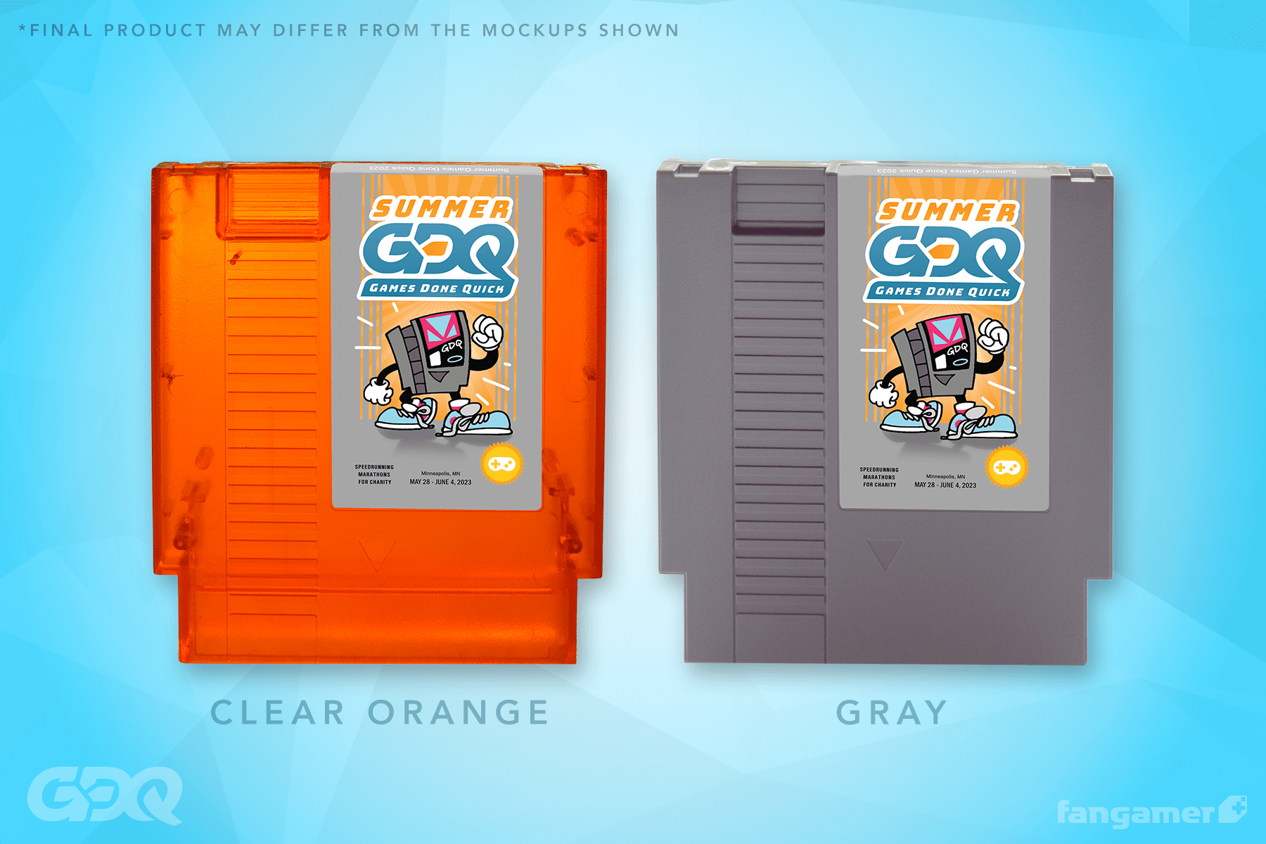 SGDQ 2023 Limited Edition NES Cartridge