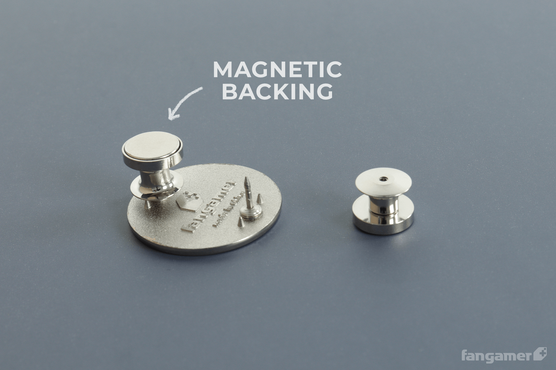 Magnetic pin backs, available in our shop now. #magnets