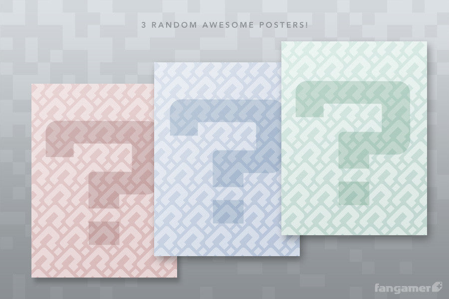 Mystery Poster Pack!