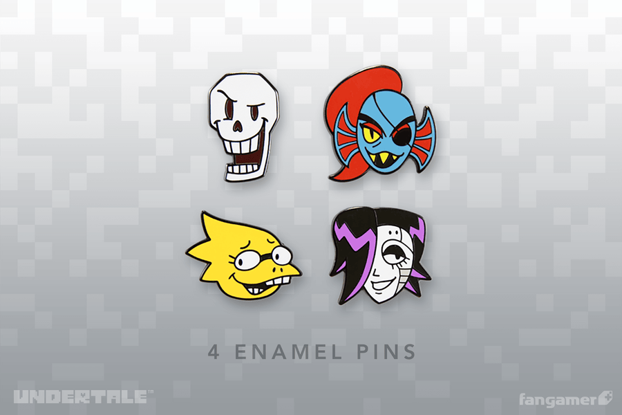 UNDERTALE - Character Pins Set 2