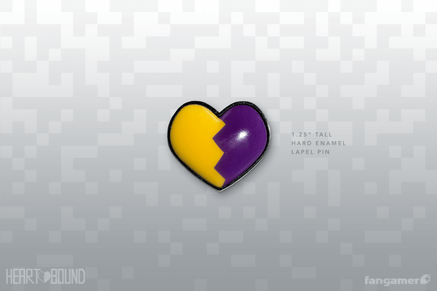 Split Heart Pin